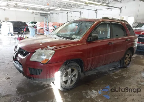 2010 Kia Sportage Lx z USA, uszkodzony, nr VIN KNDKG3A47A7706415